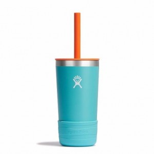 Hydro Flask 12 oz Kids Tumbler w/ Straw Lid Tumbler Seaspray | LPTD71625