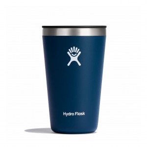 Hydro Flask 16 oz All Around Tumbler Cups & Tumblers Indigo | SGEQ62750