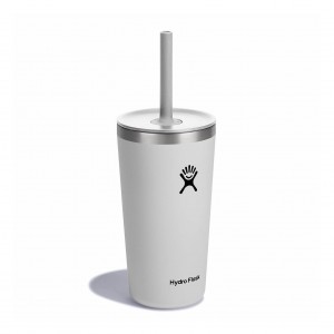 Hydro Flask 20 oz All Around Tumbler with Straw Lid Cups & Tumblers Hvide | VWQX31972