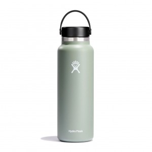 Hydro Flask 20 oz Wide Mouth Bottles Agave | FKRG30724