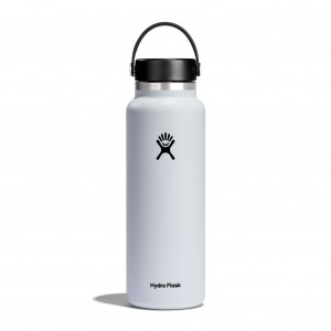 Hydro Flask 20 oz Wide Mouth Bottles Hvide | KCPZ63981