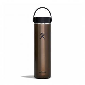 Hydro Flask 24 oz Lightweight Wide Mouth Trail Series Trail Series Obsidian | XUCZ94635