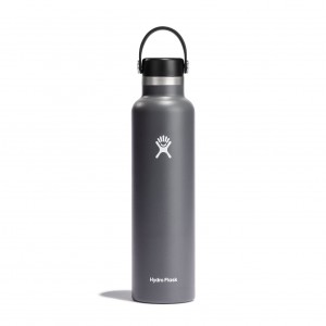 Hydro Flask 24 oz Standard Mouth Bottles Stone | NQUL98674