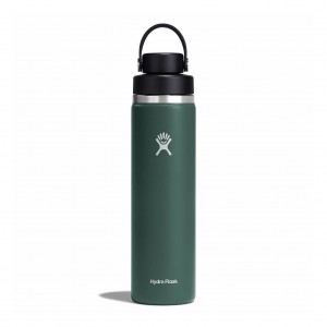 Hydro Flask 24 oz Wide Mouth with Flex Chug Cap Bottles Fir | WGDU73916
