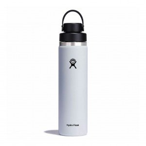 Hydro Flask 24 oz Wide Mouth with Flex Chug Cap Bottles Hvide | EDNT15264