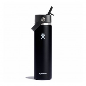 Hydro Flask 24 oz Wide Mouth with Flex Straw Cap Bottles Sort | JCMB85796