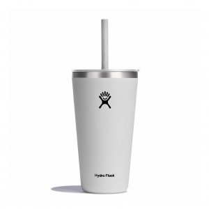 Hydro Flask 28 oz All Around Tumbler with Straw Lid Cups & Tumblers Hvide | MVDT64280
