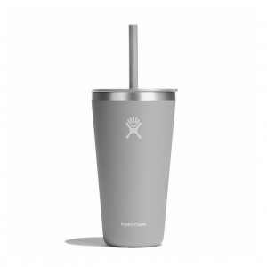Hydro Flask 28 oz All Around Tumbler with Straw Lid Cups & Tumblers Birch | TXNW46301