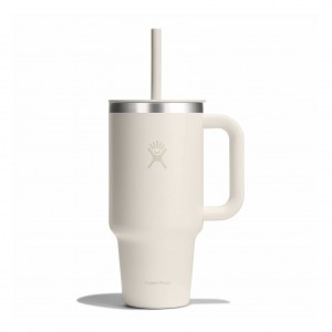 Hydro Flask 32 oz All Around Travel Tumbler Travel Tumbler Ivory | ZNTY38201