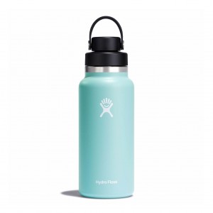 Hydro Flask 32 oz Wide Mouth with Flex Chug Cap Bottles Dew | LQMG67425