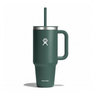 Hydro Flask 40 oz All Around Travel Tumbler Travel Tumbler Fir | RVME10326