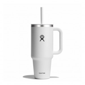 Hydro Flask 40 oz All Around Travel Tumbler Travel Tumbler Hvide | IPDH50634