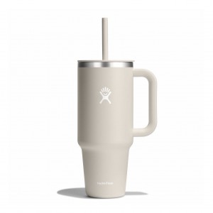 Hydro Flask 40 oz All Around Travel Tumbler Travel Tumbler Oat | GSNW96204
