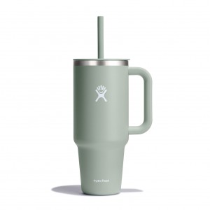 Hydro Flask 40 oz All Around Travel Tumbler Travel Tumbler Agave | VOMK10268