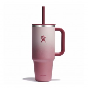 Hydro Flask 40 oz All Around Travel Tumbler Travel Tumbler Bayberry Ombre | RBYN68370