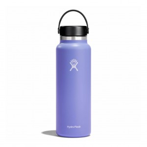 Hydro Flask 40 oz Wide Mouth Bottles Lupine | TZCY27058