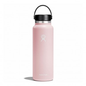 Hydro Flask 40 oz Wide Mouth Bottles Trillium | PSZO56407