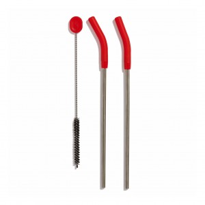 Hydro Flask Stainless Steel Straw Set Accessories Goji | IVHD50647